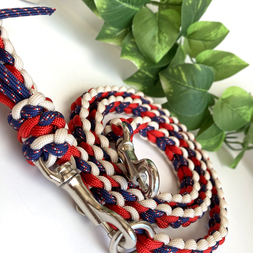 パラコードカフェリード♡ハート編み♡ リード・首輪 Tries