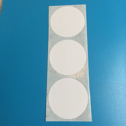 《ホワイトラベルシール》正円形型/4cm/45枚/送料無料 1枚目の画像