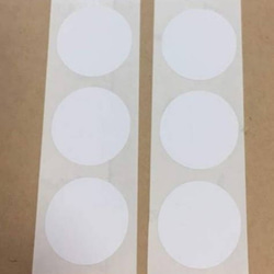《ホワイトラベルシール》正円形型/4cm/45枚/送料無料 2枚目の画像