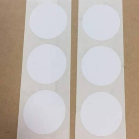 《ホワイトラベルシール》正円形型/4cm/45枚/送料無料 2枚目の画像