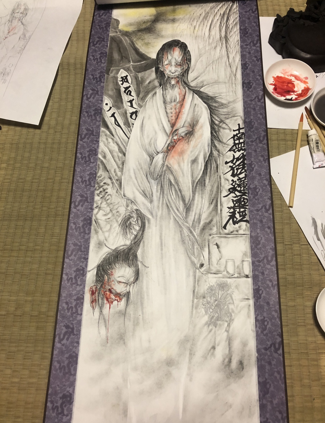 幽霊画お描きします