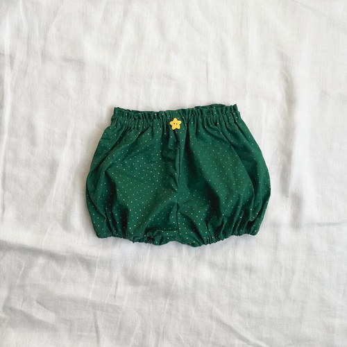 2点【送料無料】リボンのセーラー風スタイ&カボチャパンツ 2点【送料無料】リボンのセーラー風スタイ&カボチャパンツ