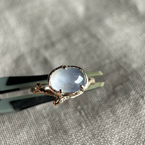 スターサファイア リング/k10 指輪・リング SNOWPETAL JEWELRY スターサファイア リング/k10 指輪・リング SNOWPETAL JEWELRY