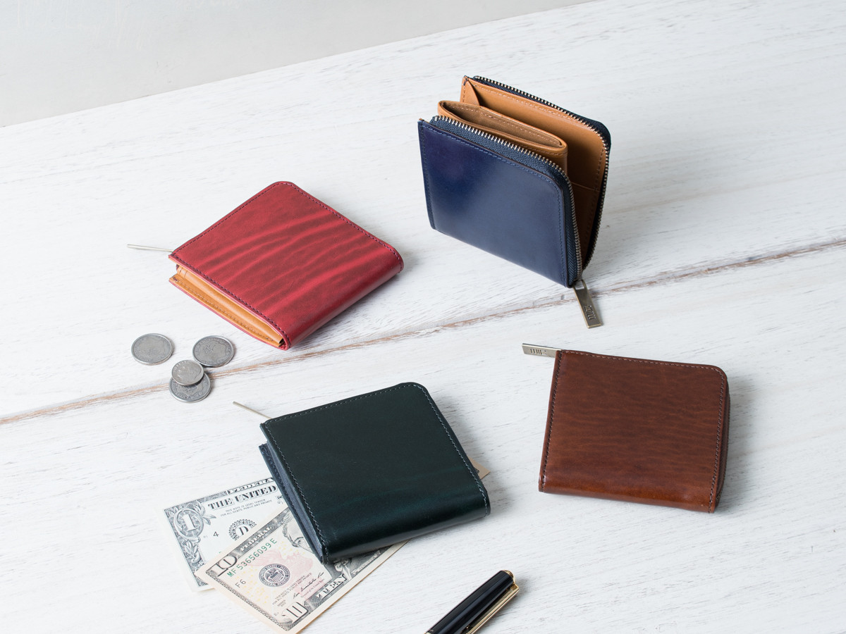 【3日以内発送】手のひらサイズで鍵も入る！　ミニL字ファスナー財布　ルガトショルダー　MI0117