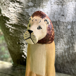 木彫り動物／ライオン 4枚目の画像