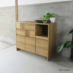 非常に高い品質 美品】(廃盤)ウニコ キッチンカウンター 無垢材