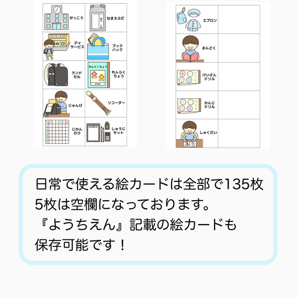 【データ販売】視覚支援絵カード　発達障害【商品番号No2】 4枚目の画像