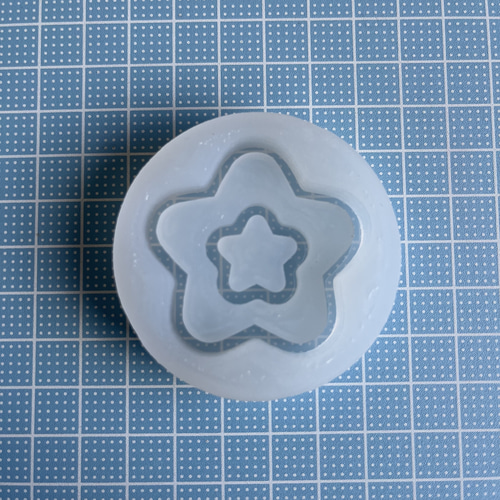 ダブルスター 星型 シリコンモールド シェイカーモールド レジン・樹脂