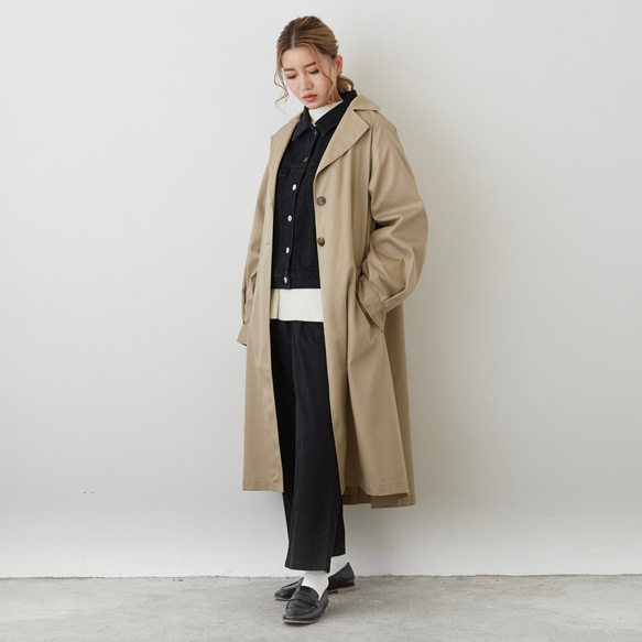 《25%OFF》ゆったり着れるショート丈デニムジャケット　XS,S,Mサイズ　ブラック　やわらか国産デニム 14枚目の画像