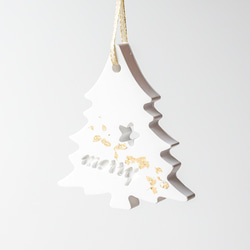 〈香るオーナメント〉クリスマスのアロマストーン 3点セット リボン付き 6枚目の画像