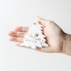 〈香るオーナメント〉クリスマスのアロマストーン 3点セット リボン付き 12枚目の画像