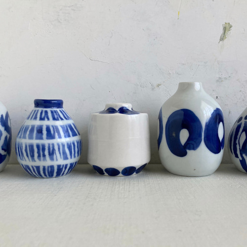 一輪挿し 花器 白 花瓶 磁器 絵付け 一輪挿し・花瓶・花器