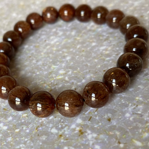 【気まぐれセール中】【大玉シリーズ19mm】フォリエテッドマイカinクウォーツ 大玉シリーズ19mm】フォリエテッドマイカinクウォーツ