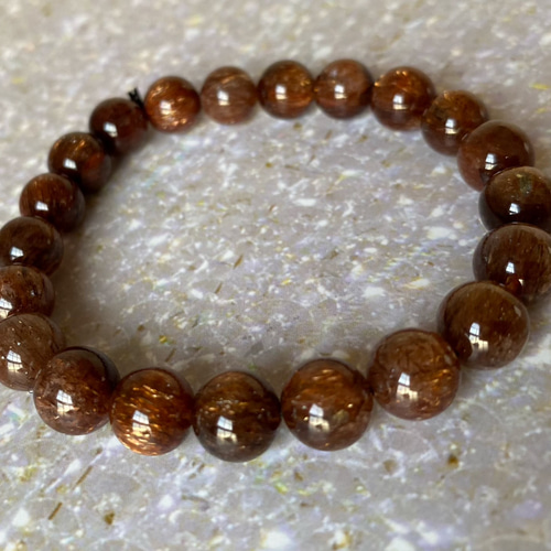 激レア☆フォリエーテッドマイカインクォーツ☆雲母☆ブレスレット