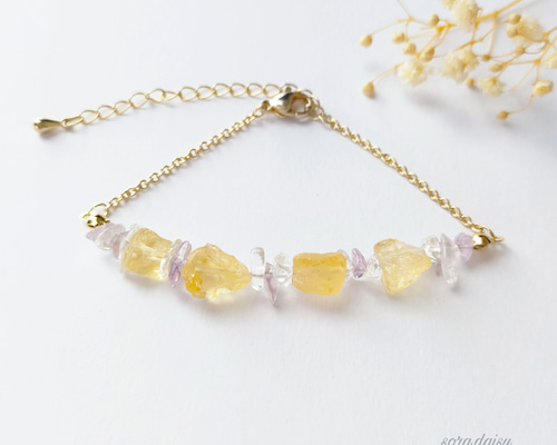 アメトリン祭り⑤とても美しい大粒ラフカットドロップのアメトリン