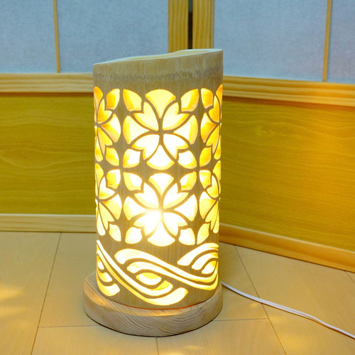 竹灯り・竹あかり・竹灯籠・竹灯篭・竹ランプ ～～ 癒しの灯り☆雪洞