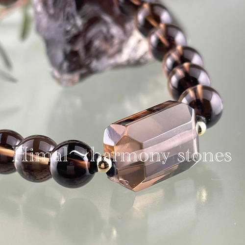 ガウリシャンカール産スモーキークォーツブレス ブレスレット Himal