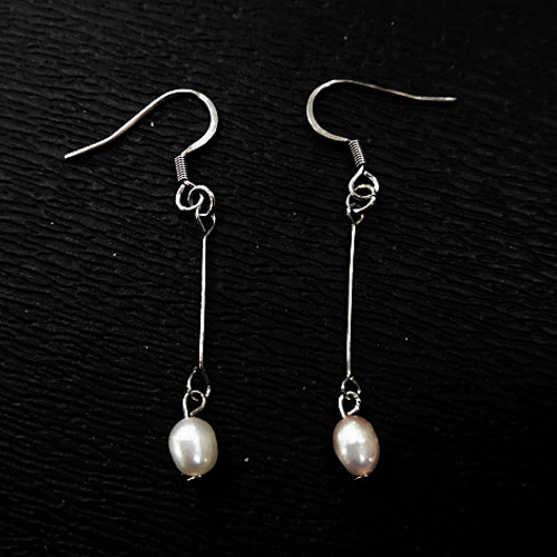 2024新入荷 天然石 真珠(パール)ステンレスフックピアス 230908123 ピアス アクセサリー