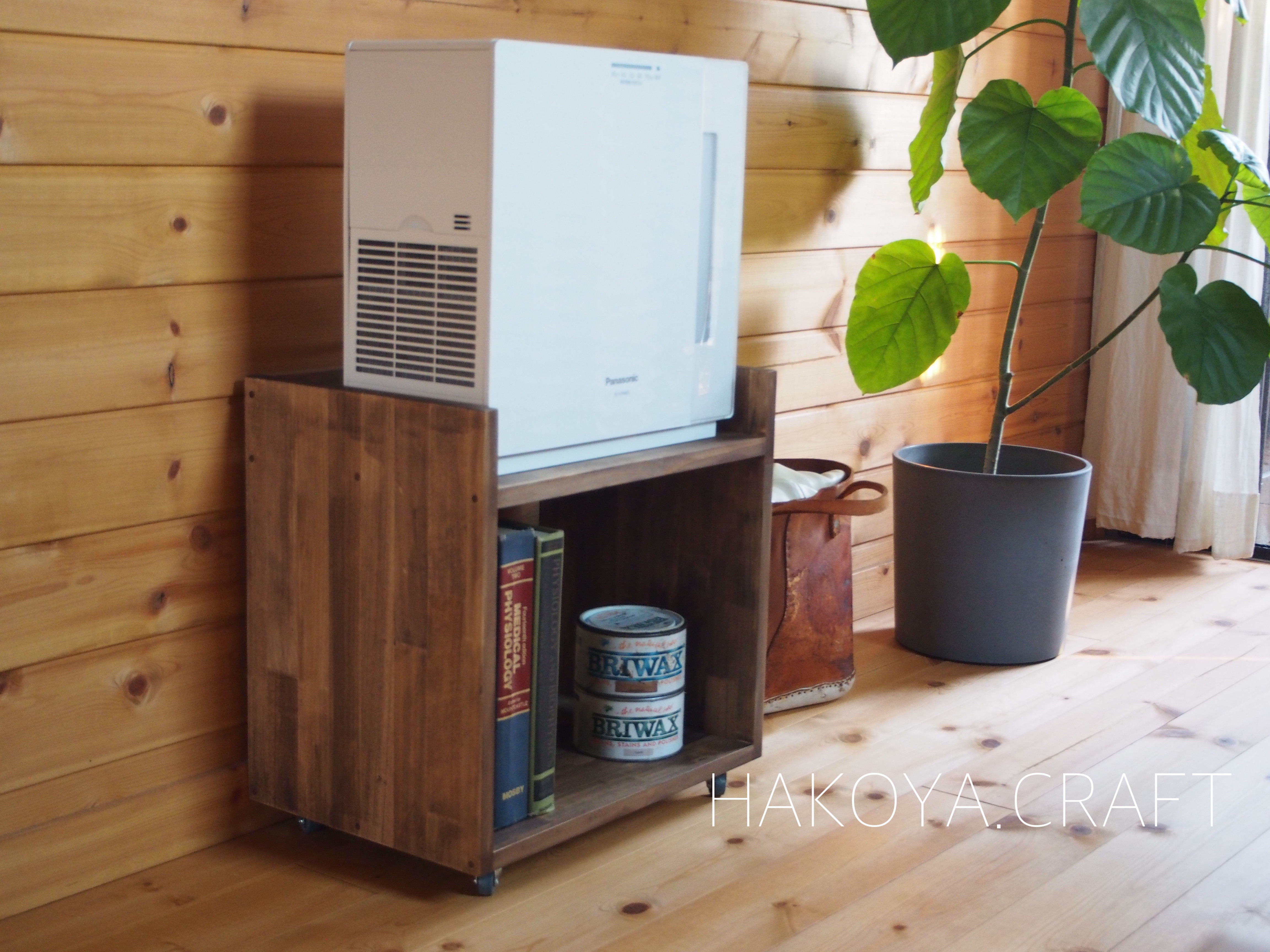 83.ちょうどいいマルチワゴン　キャスター付き　加湿器置きに便利 テーブル/ワゴン/棚/季節家電