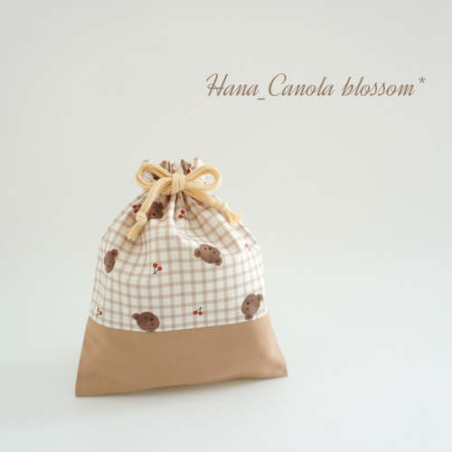 送料無料】入園入学3点セット(さくらんぼくま) 送料無料】入園入学3点