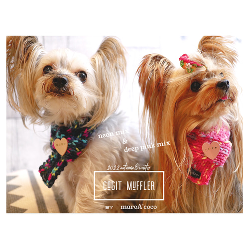 ✰犬服 NEW ✰コジットマフラー お名前入り ペット用マフラー