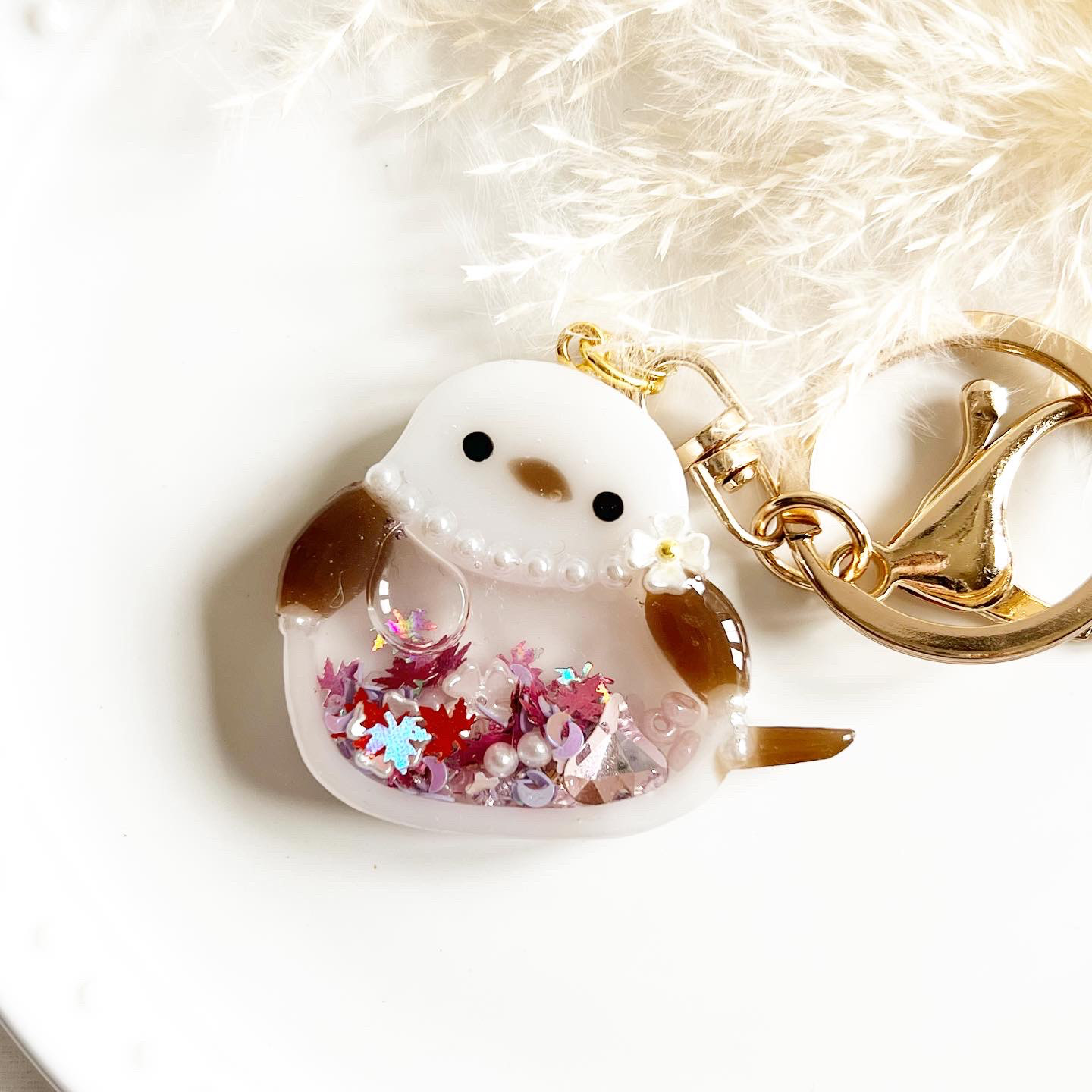 ✿︎ シマエナガちゃん ✿︎ シャカシャカキーホルダー お花ネックレス付きシマエナガちゃん 送料無料 ラッピング無料 キーホルダー woodland feiries 通販|Creema(クリーマ) 14972188 ✿︎ シマエナガちゃん ✿︎ シャカシャカキーホルダー お花ネックレス付きシマエナガちゃん 送料無料 ラッピング無料 キーホルダー woodland feiries 通販|Creema(クリーマ) 14972188