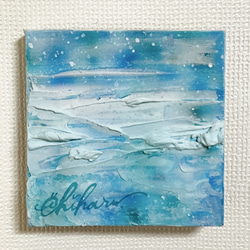 原画/1点物】手のひらアート: 海の残像 #1 絵画 C: Colors 通販