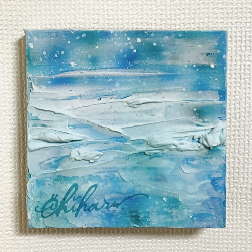 原画/1点物】手のひらアート: 海の残像 #1 絵画 C: Colors 通販