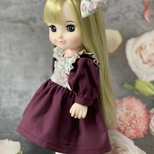 専用 ハンドメイド ドールワンピース ワンピース リバティ生地 110cm