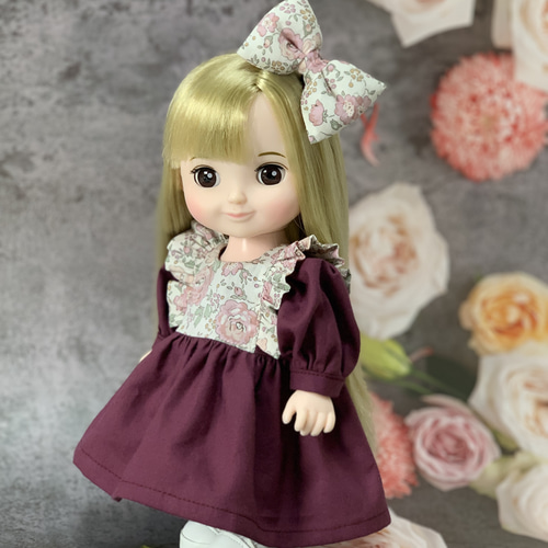 リバティ ベッツィ お人形服 ドール服 26cmドール ワンピース お世話人形 その他人形 mari 通販｜Creema(クリーマ) 14972324