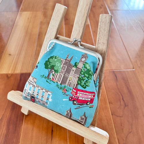 キャスキッドソン がま口財布 ロンドンシーン がま口 手芸作家