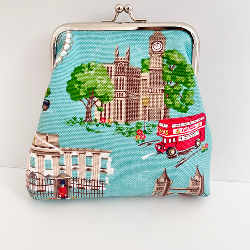 キャスキッドソン がま口財布 ロンドンシーン がま口 手芸作家