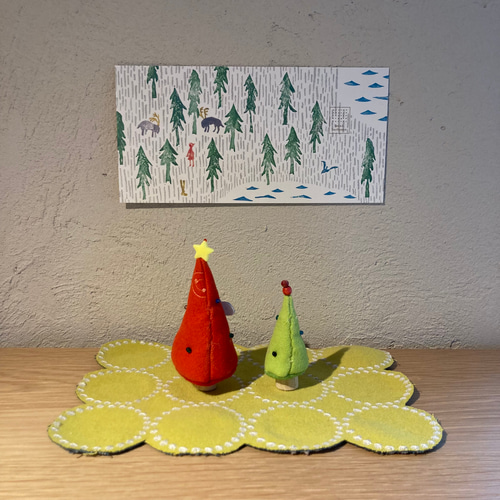 ミナペルホネン✳︎ミニクリスマスツリー✳︎dop✳︎choucho