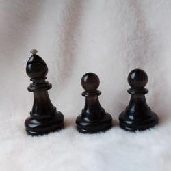 【チェスの駒】黒（ポーン） 1枚目の画像