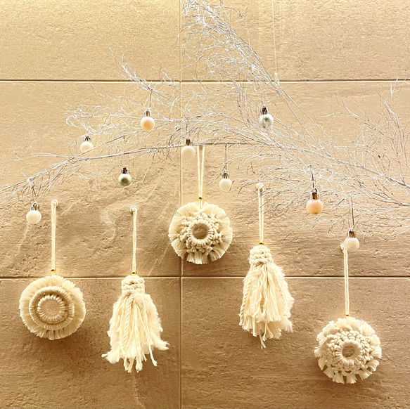 リング＆タッセル＊クリスマスオーナメント Xmas ornaments その他 