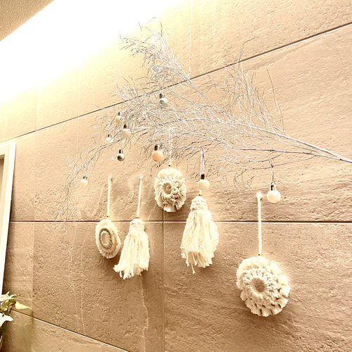 リング＆タッセル＊クリスマスオーナメント Xmas ornaments その他 