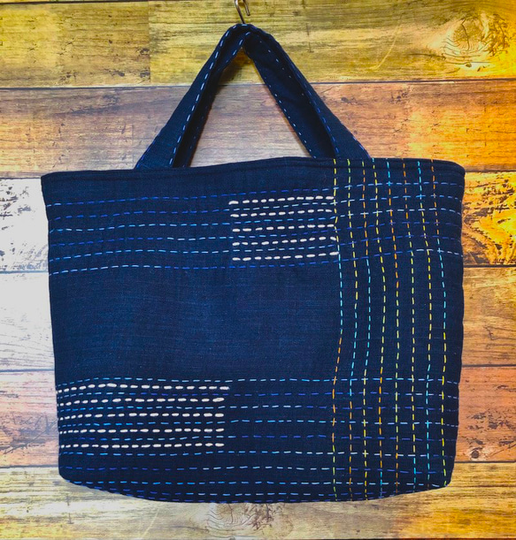 古布刺し子かばん 『い』 トートバッグ 9210 通販 14972830