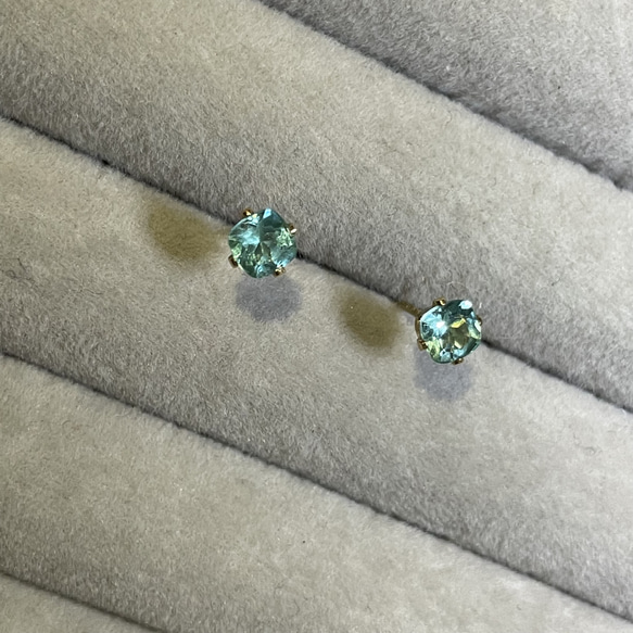 paraibacolor Apatite ... pierce 14kgf 3枚目の画像