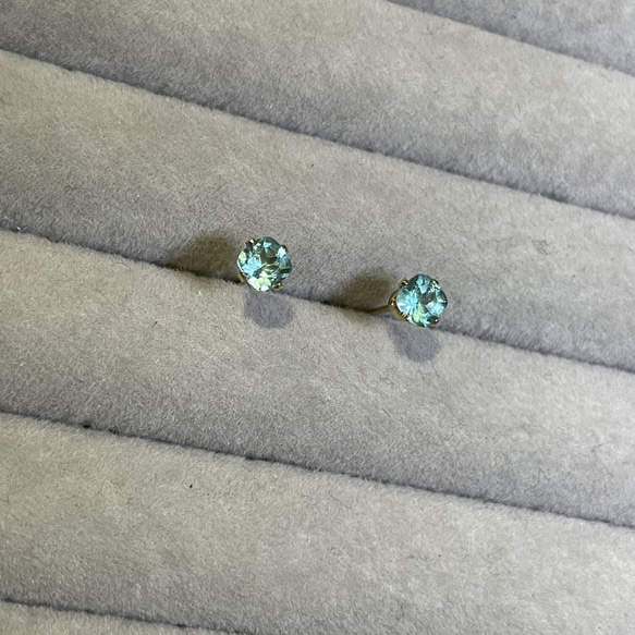 paraibacolor Apatite ... pierce 14kgf 8枚目の画像