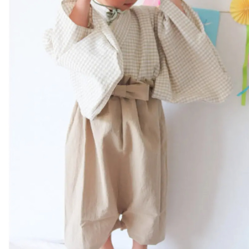 ♡baby HAKAMA♡ ベビー袴 ギンガムチェック 袴 ベビー服 emichicchi3