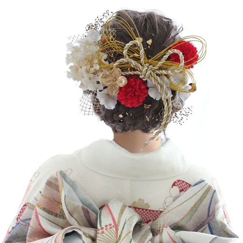 891 ドライフラワー 成人式 卒業式 和装 結婚式 ウエディング 色打掛