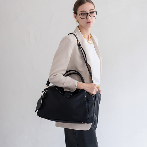 希少 極美品 バリー ショルダーバッグ A4 ナイロン レザー ブラック 保存袋 セール】 ナイロン ショルダーバッグ （ショルダーバッグ）｜ANY