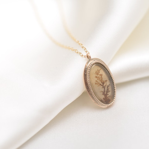 Pictureframe|ボタニカルアートの額縁ネックレス ネックレス