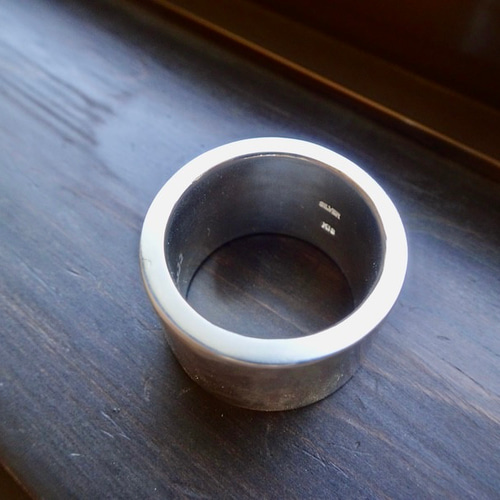 仁尾彫金『平打アイアンクロスリング、幅1.5cm厚み2.5mm 仁尾彫金『平打アイアンクロスリング、幅1.5cm厚み2.5mm