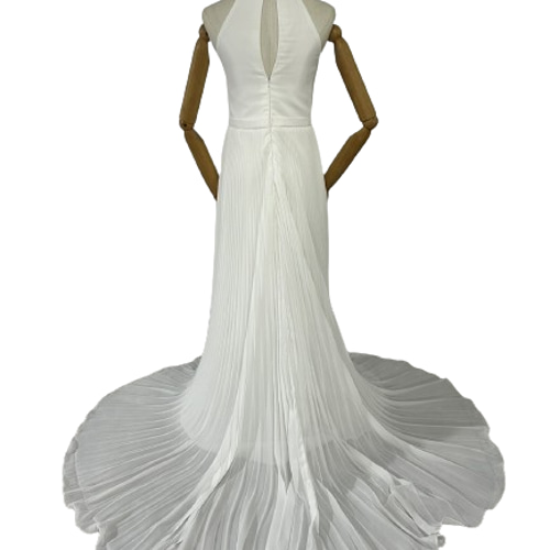 シフォンウエディングドレス フリーツドレス スレンダータイプ  