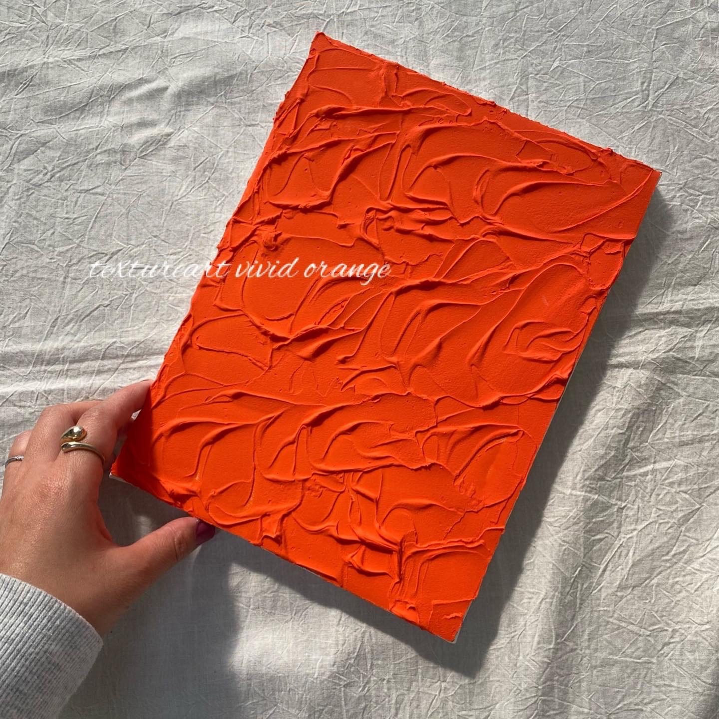 テクスチャーアート　orange gold  40×30 特価品セ テクスチャーアート orange gold 40×30 絵画 - 絵画