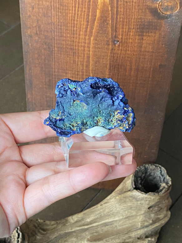 ♢サンゴ礁や花びら♢アズライト 原石 12 標本 天然石 天然色 2枚目の画像