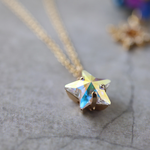 SWAROVSKI ネックレス ピアス セット 星 あつ