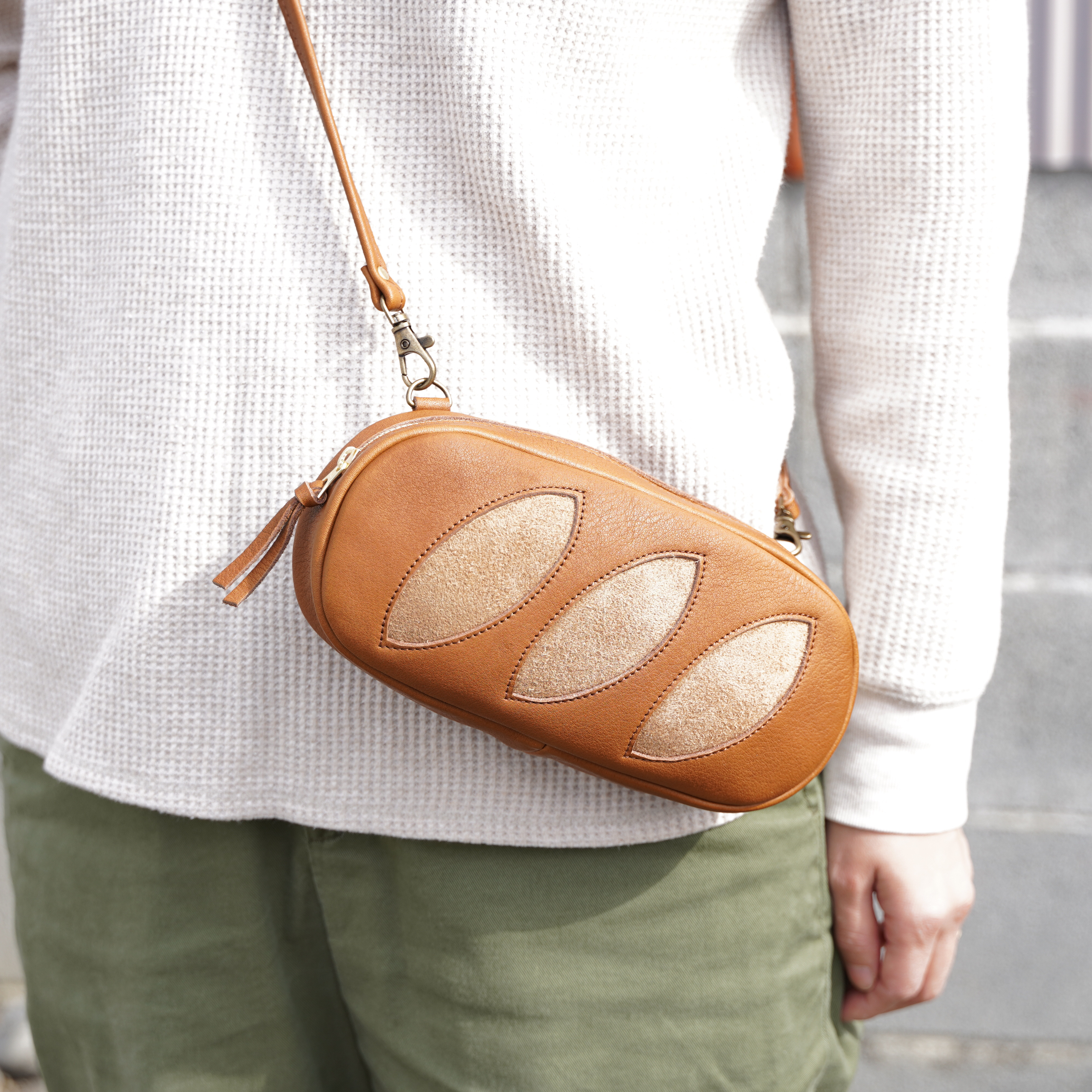 【フランスパンポシェット】2.0 ショルダーバッグ | 小さいバッグ