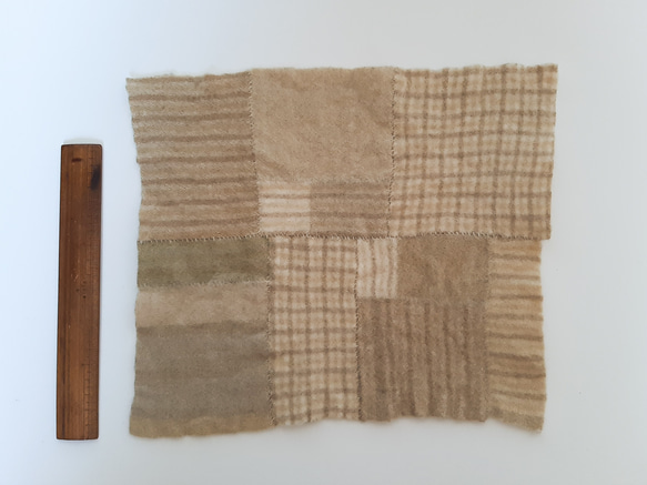 wool table mat #4 tsugihagi 5枚目の画像